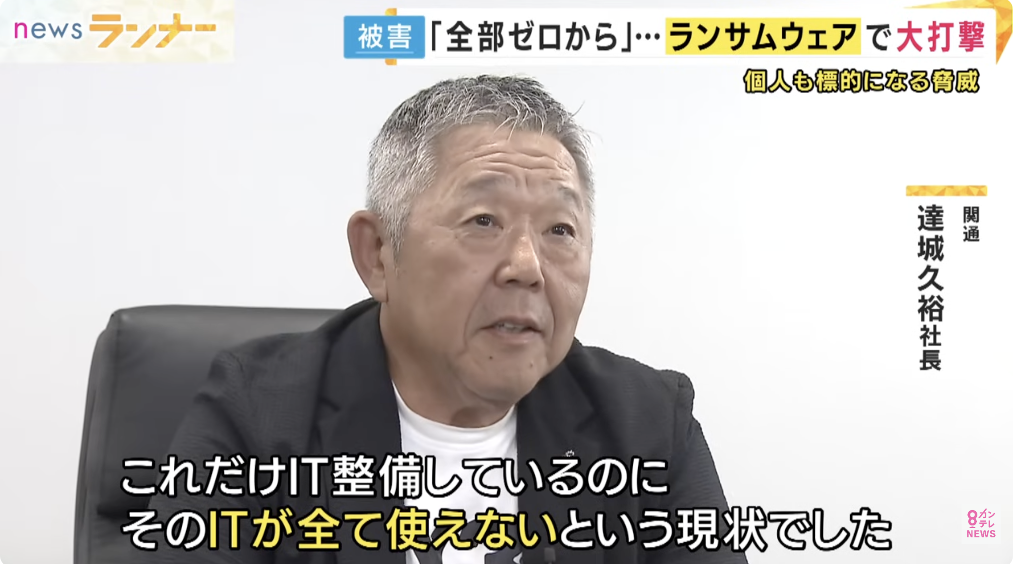 関西テレビ「ニュースランナー」に出演｜株式会社関通